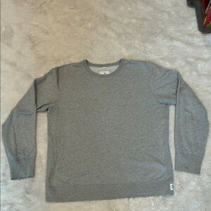Reigning Champ Grey Crew Neck Men's Sweater Large